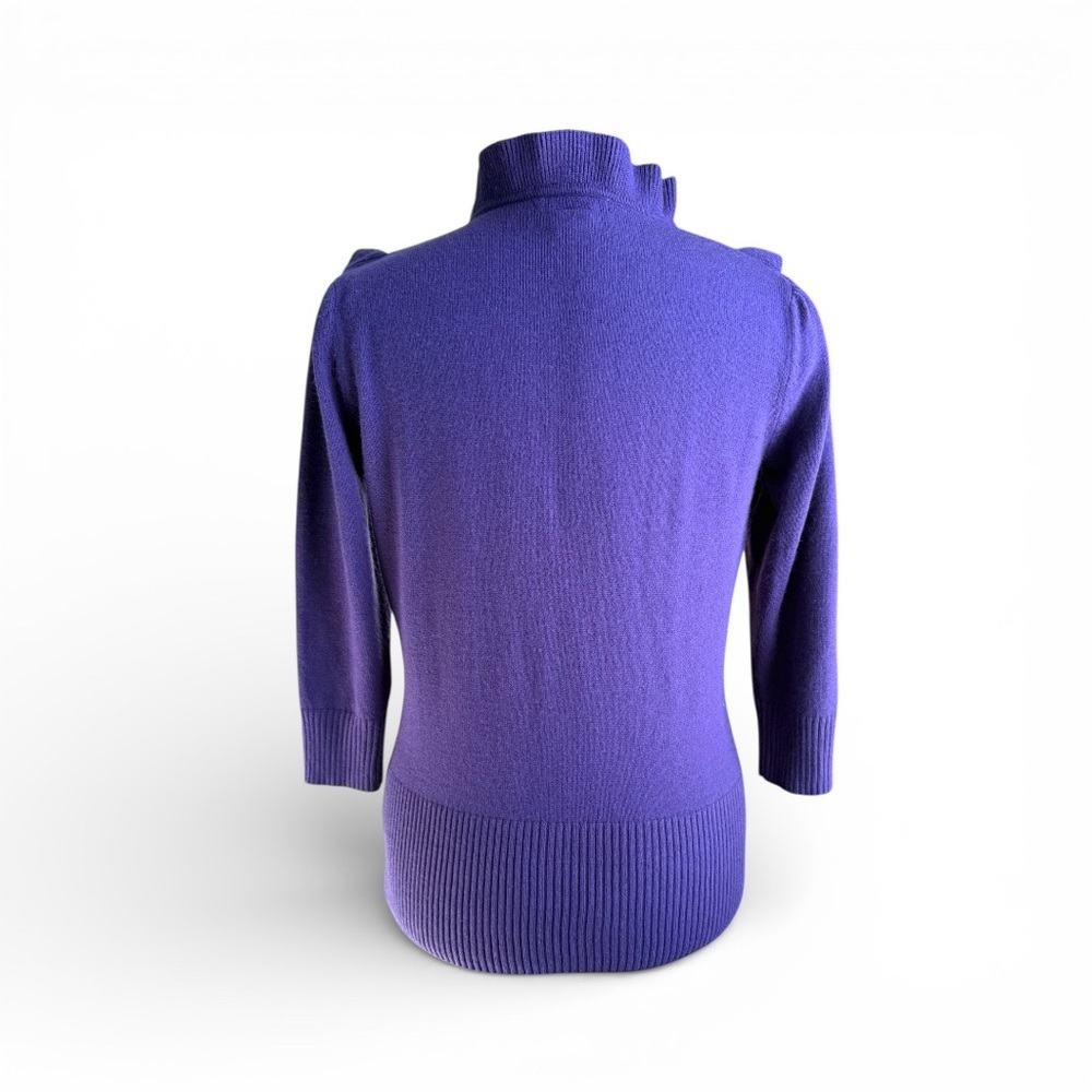 Vintage Y2K dELiA*s Ruffled Turtleneck Sweater - Picture 5 of 6